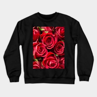 Valentine's Day Red Love Roses Crewneck Sweatshirt